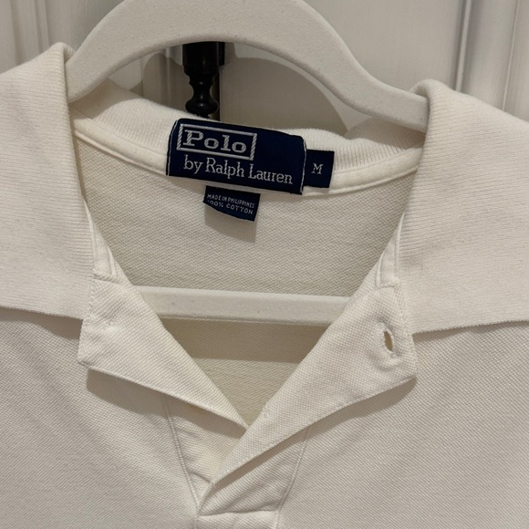 Polo by Ralph Lauren Men's Cream Polo Shirt - Picture 2 of 3